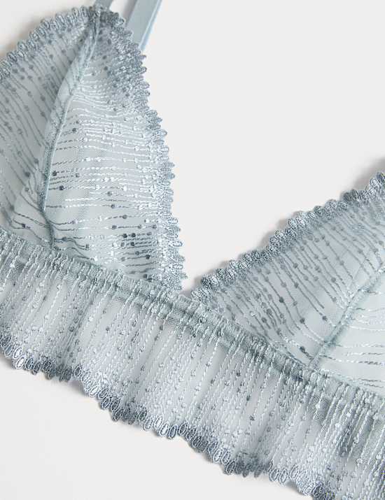 Florence Embroidery Non Wired Bralette (A-E)