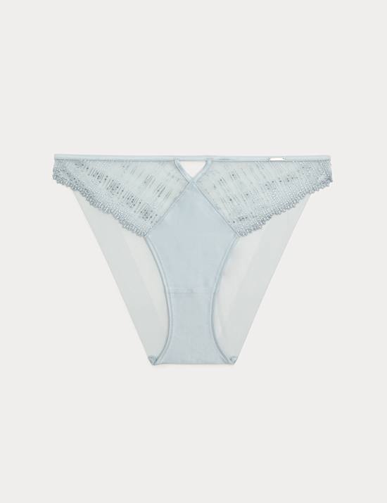 Florence Embroidery High Leg Knickers