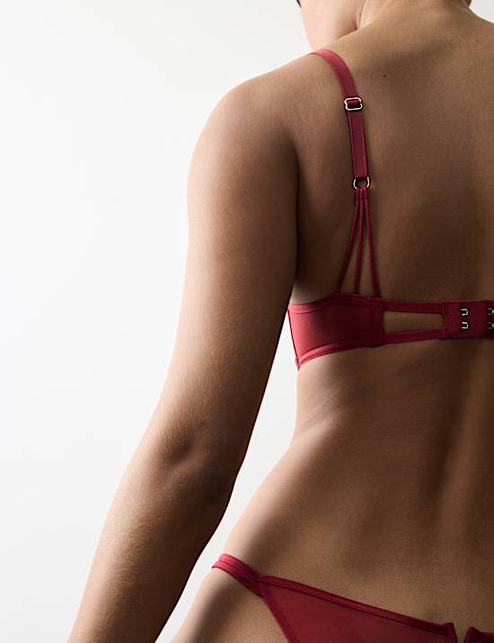 Florence Embroidery Longline Balcony Bra (A-E)