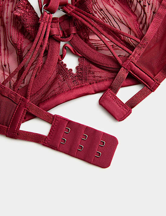 Florence Embroidery Longline Balcony Bra (A-E)