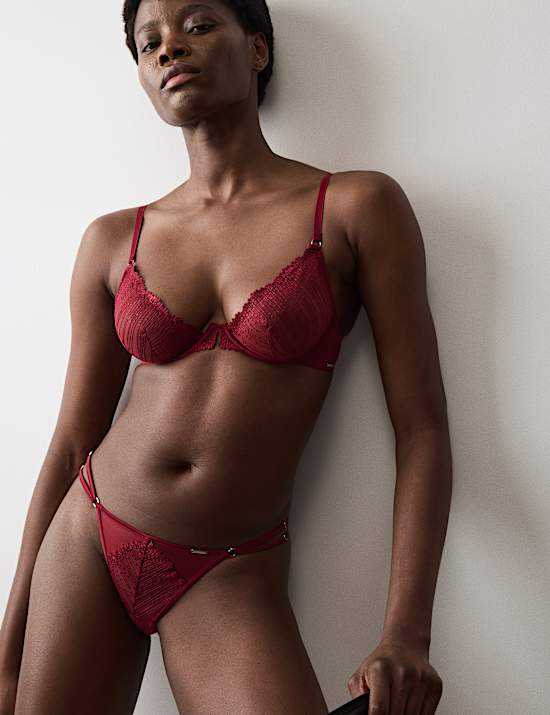 Florence Embroidery Tanga Thong