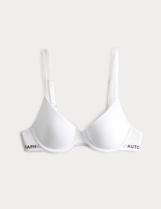 Lille Supima&trade; Cotton Wired Demi Cup Bra (A-E)