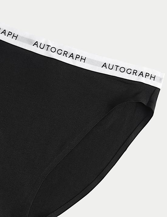 Braguitas de talle alto Lille de algod&oacute;n Supima&trade; de corte alto