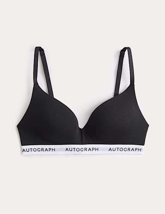 Lille Supima&trade; Cotton Non Wired Plunge Bra (A-E)