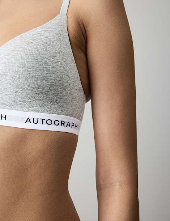 Lille Supima&trade; Cotton Non Wired Plunge Bra (A-E)