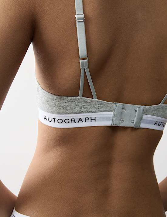 Lille Supima&trade; Cotton Non Wired Plunge Bra (A-E)