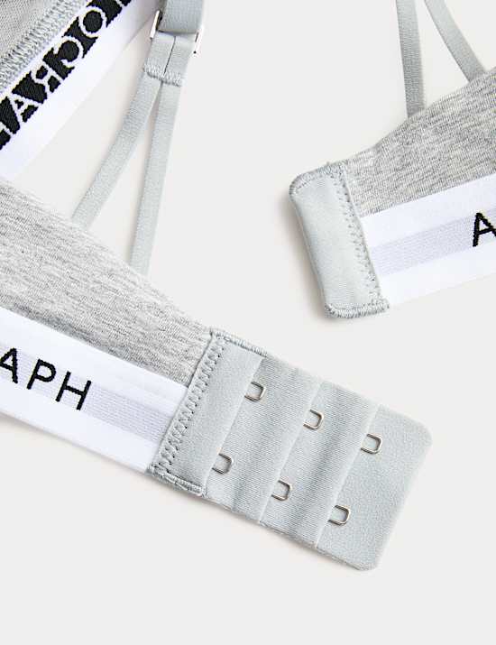 Lille Supima&trade; Cotton Non Wired Plunge Bra (A-E)