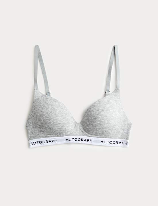 Lille Supima&trade; Cotton Non Wired Plunge Bra (A-E)