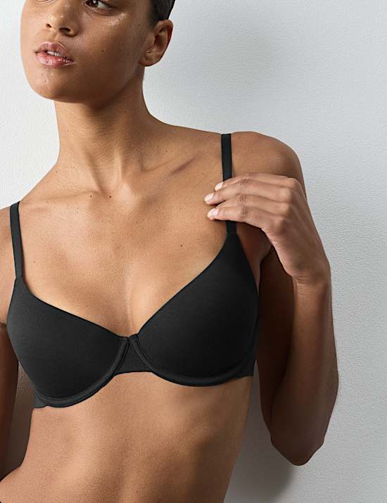 Soutien-gorge Lille en coton &agrave; armatures et demi-bonnets A &agrave; E