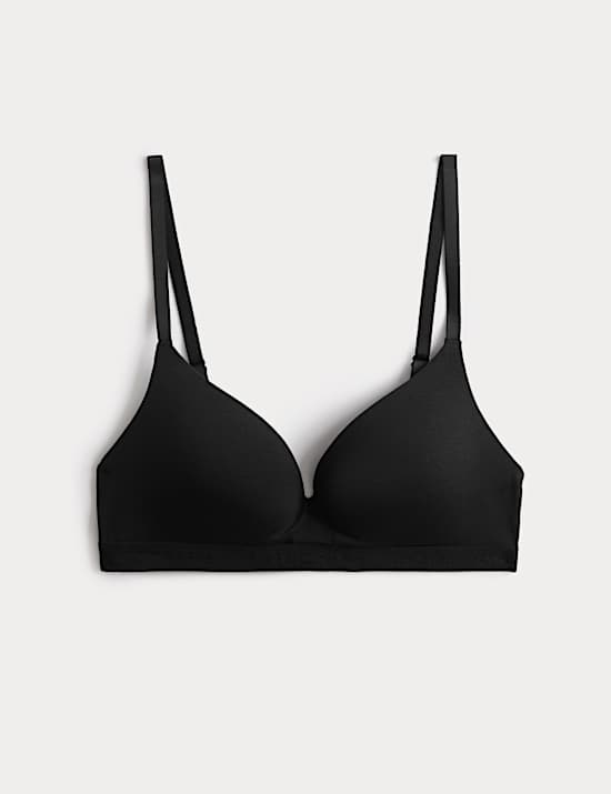 Lille Supima&trade; Cotton Non Wired Plunge Bra (A-E)