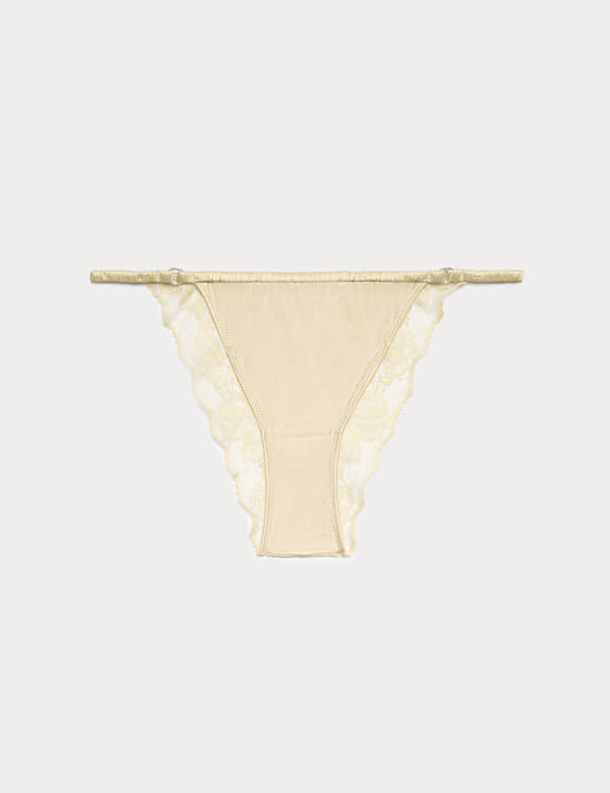 Savannah Satin Tanga Brazilian Knickers