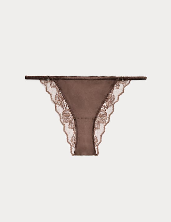 Savannah Satin Tanga Brazilian Knickers