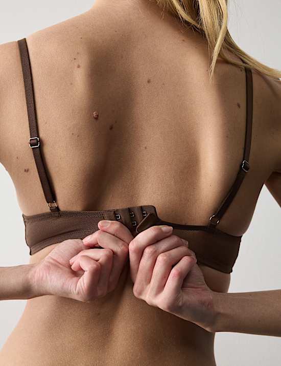 Savannah Lace Wired Demi Cup Bra (A-E)