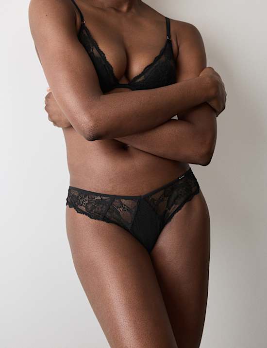 Miami-slip met kant, model Savannah