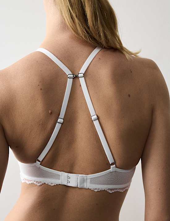 Savannah Lace Non Wired Plunge Bra (A-E)
