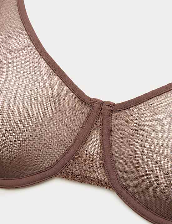 Savannah Lace Non Pad Wired Demi Bra F+