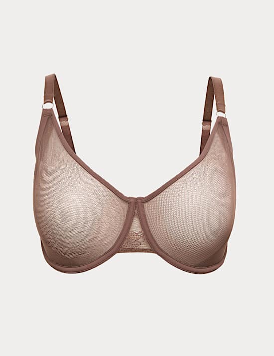 Savannah Lace Non Pad Wired Demi Bra F+