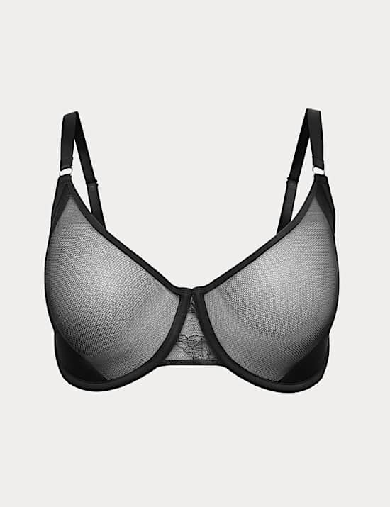 Savannah Lace Non Pad Wired Demi Bra F+