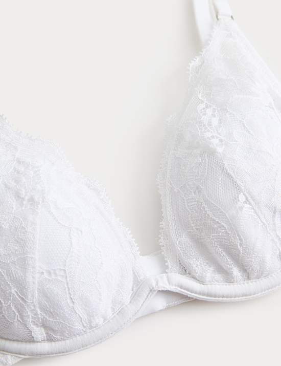 Savannah Lace Wired Plunge Bra A-E