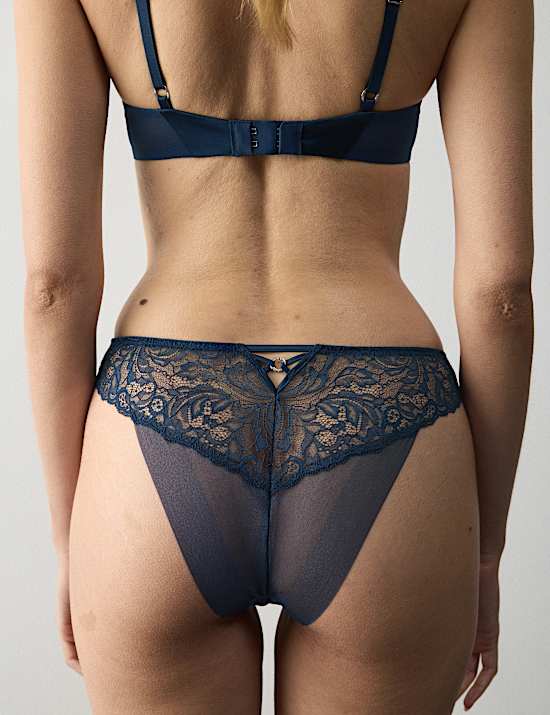 Silk & Lace Brazilian Knickers