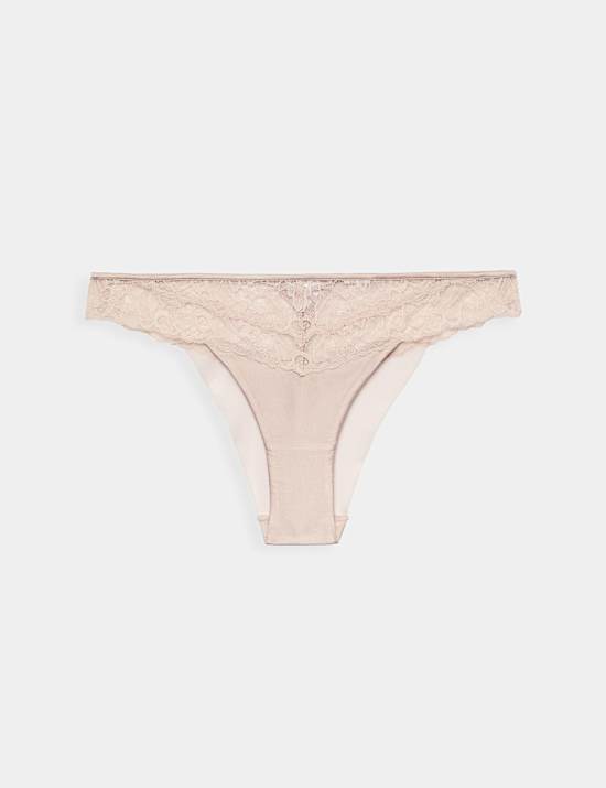 Silk & Lace Brazilian Knickers