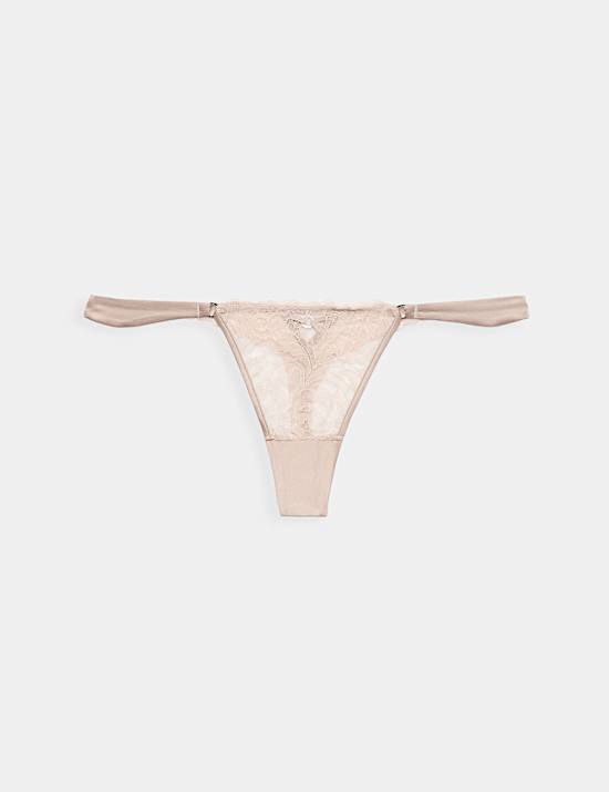 Lace with Silk Tanga Thong