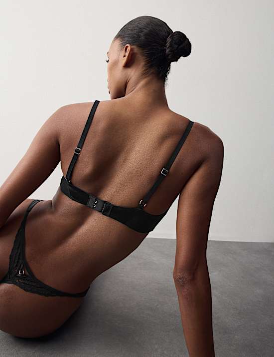 Lace with Silk Tanga Thong