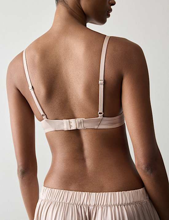 Silk & Lace Non Wired Bralette Bra A-E