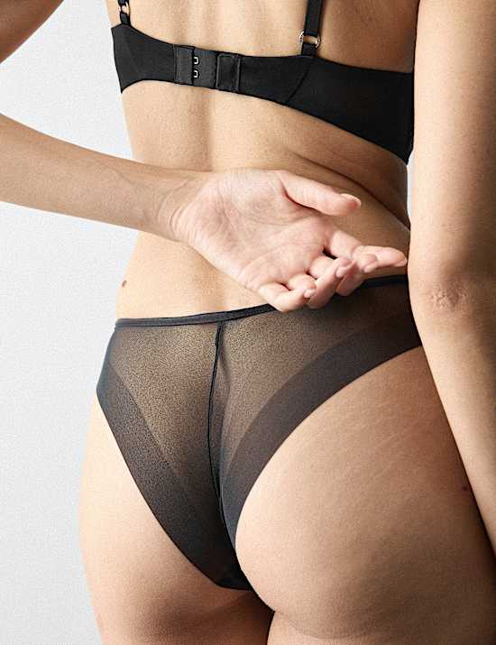 Culotte Miami &eacute;chancr&eacute;e en soie m&eacute;lang&eacute;e
