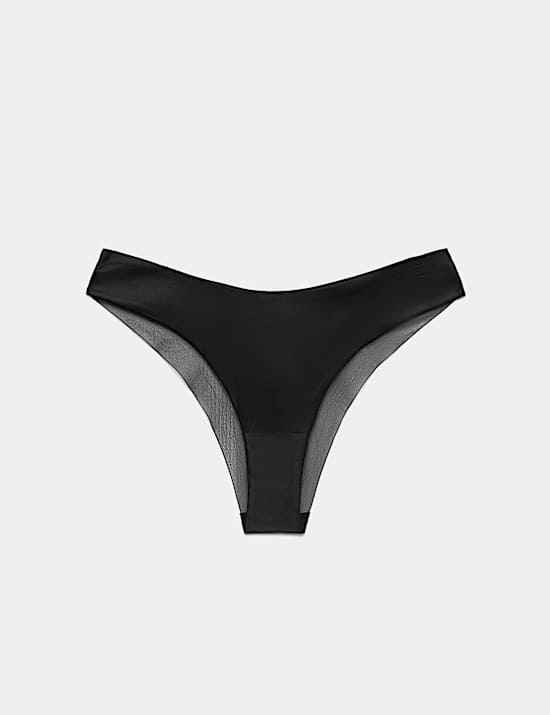 Culotte Miami &eacute;chancr&eacute;e en soie m&eacute;lang&eacute;e
