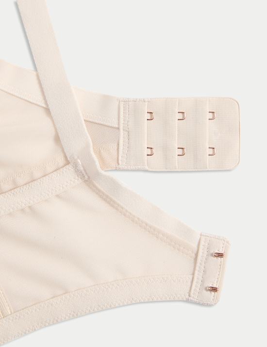 Silk & Lace Wired Balcony Bra (F-H)