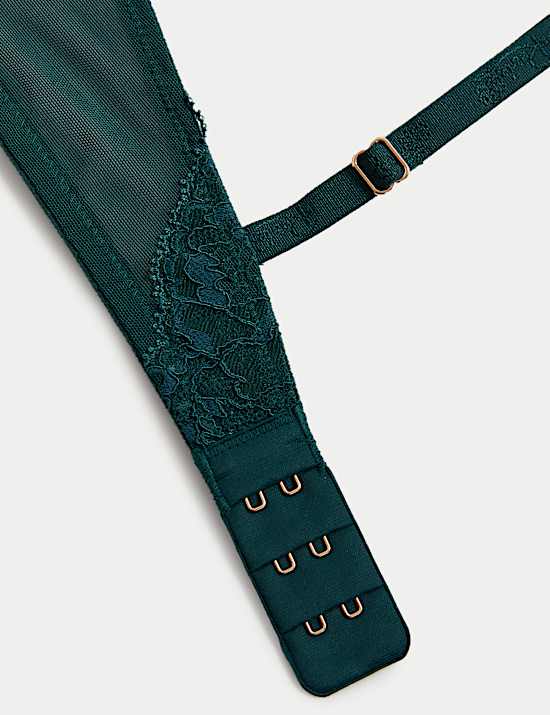 Σουτιέν μπαλκονέ A-E Cassia από μετάξι με μπανέλα και δαντέλα