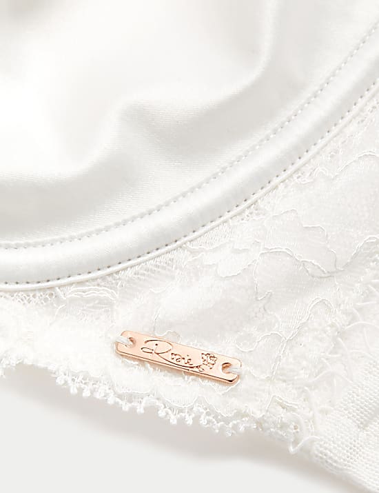 Glitzernder Balconette-BH mit B&uuml;gel und Spitze &bdquo;Aster&ldquo; (A&ndash;E)