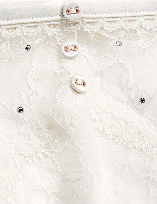 Aster Sparkle Lace High Leg Knickers