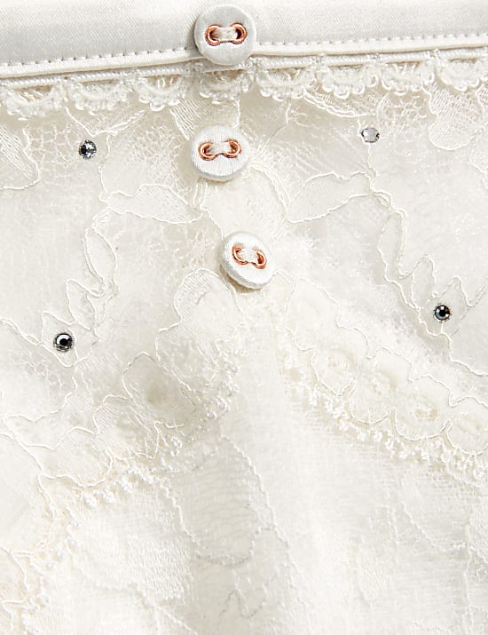 Aster Sparkle Lace Thong