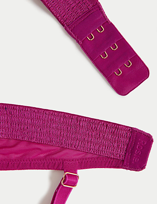 Jasmine Embroidery Wired Plunge Bra (A-E)