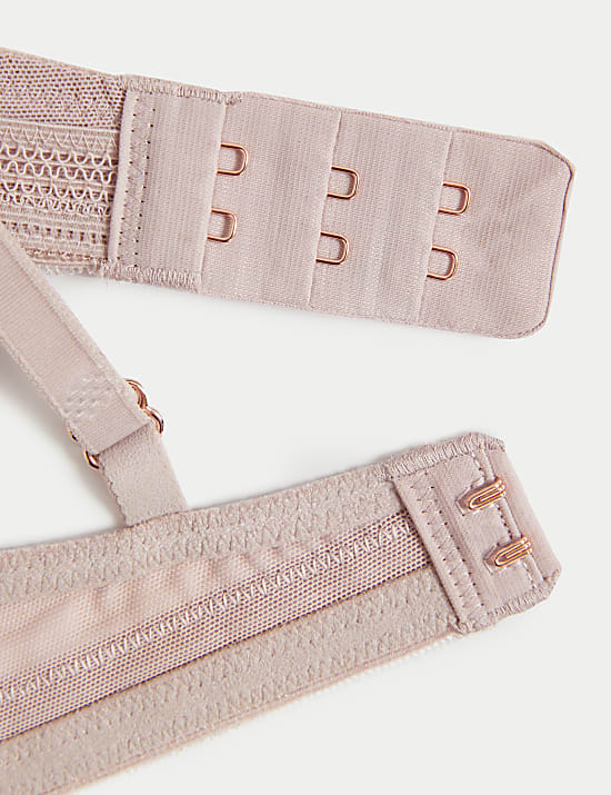 Push-up-Balconette-BH aus Lotus-Chiffon mit B&uuml;gel (A&ndash;E)