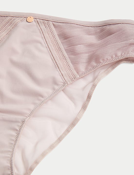 Lotus Chiffon High Waisted High Leg Knickers