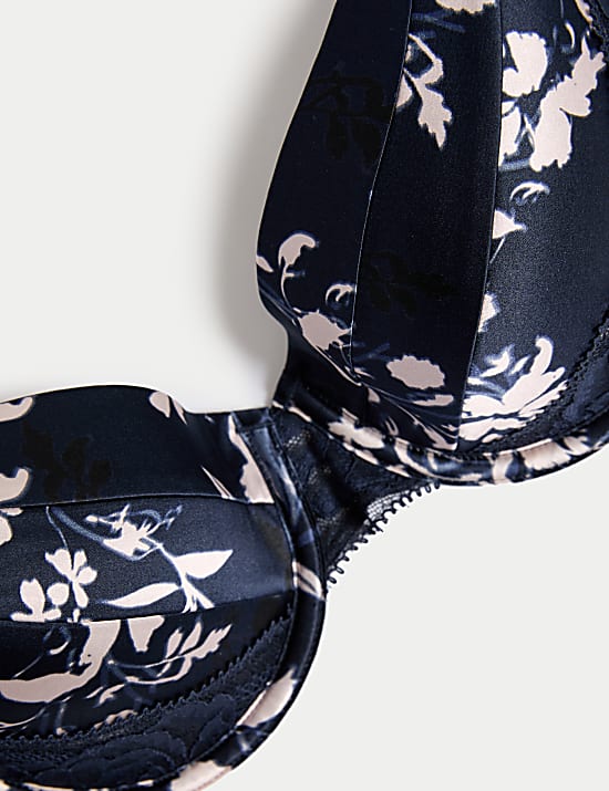 Lantana Silk & Lace Wired Full Cup Bra (A-E)