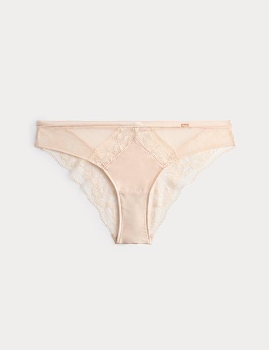 Silk & Lace Brazilian Knickers