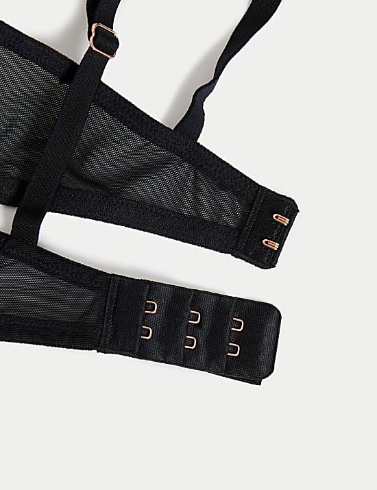 Beau Silk & Lace Wired Plunge Bra (A-E)