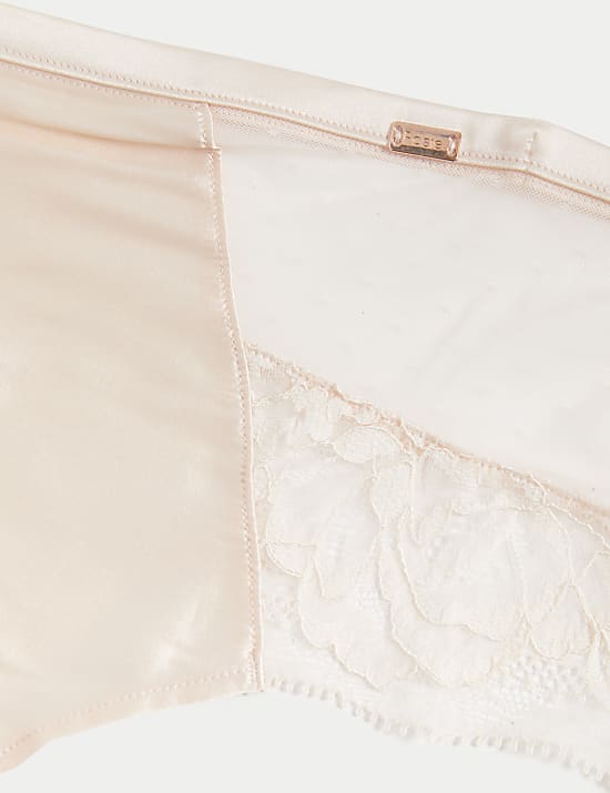 Silk & Lace High Rise Shorts