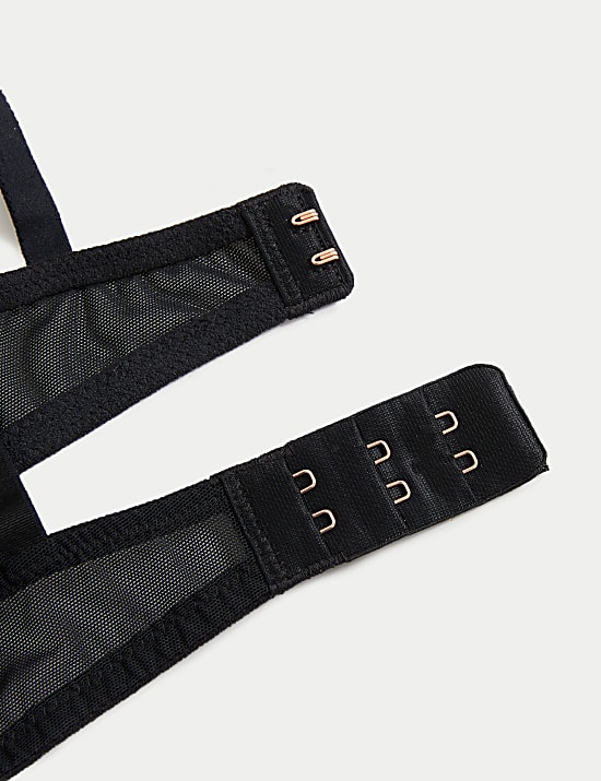 Silk & Lace Wired Plunge Bra A-E