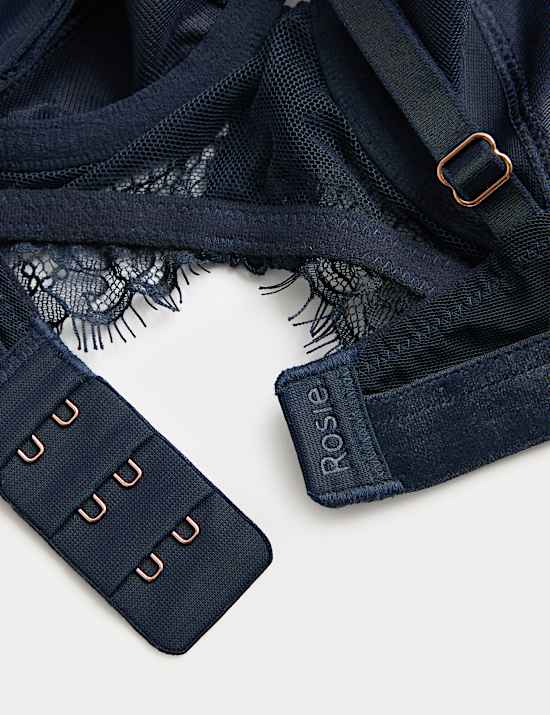 Saffron Satin & Lace Wired Balcony Bra (A-E)