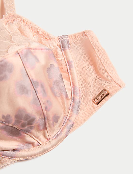 Cherry Blossom Silk Wired Balcony Bra (A-E)