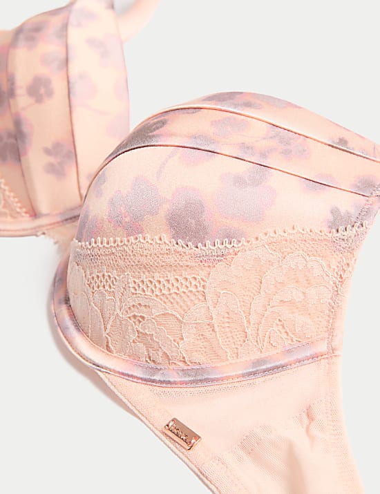 Cherry Blossom Silk Wired Full Cup Bra (A-E)