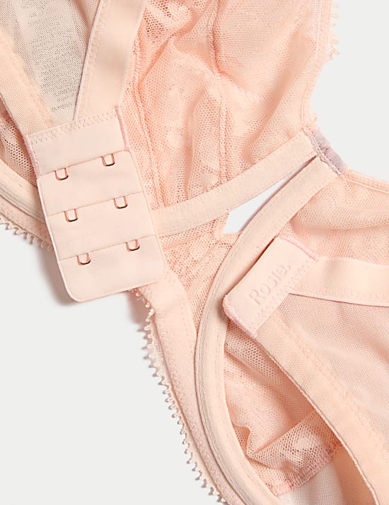 Cherry Blossom Silk Wired Minimiser Bra (C-G)