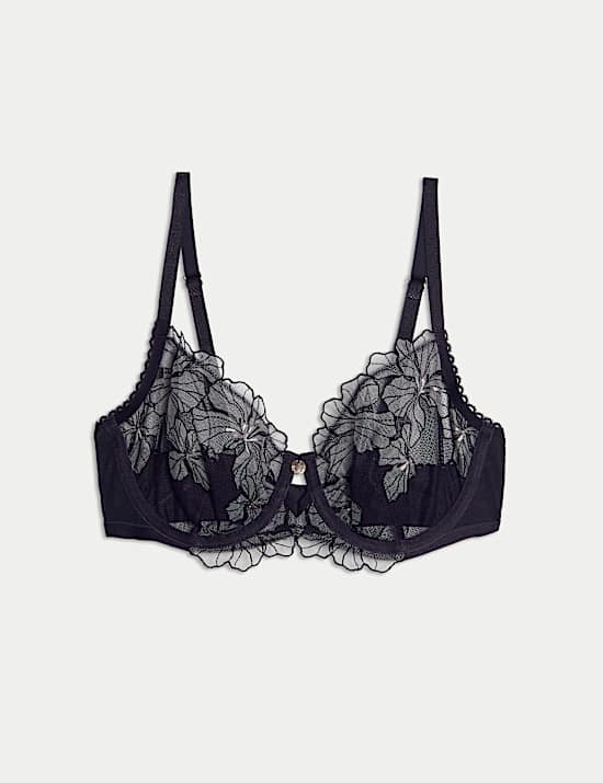 Passion Flower Wired Balcony Bra A-E