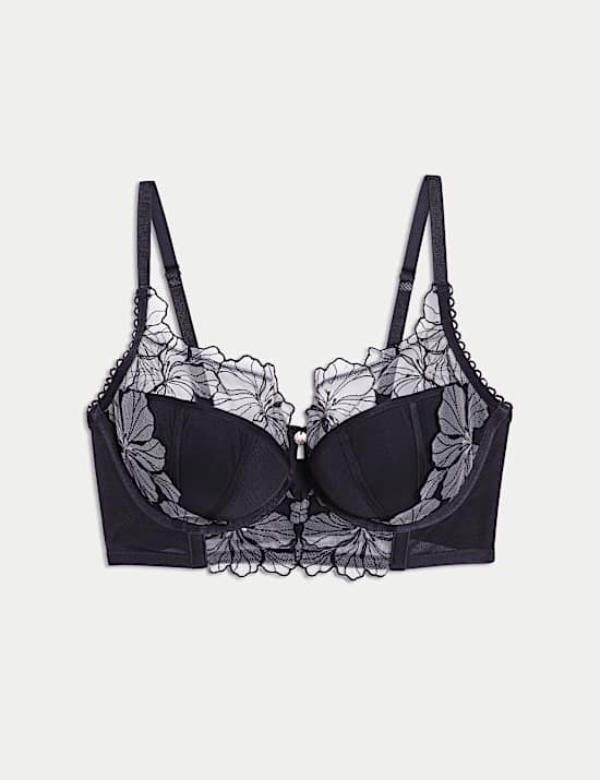 Passion Flower Wired Balcony Bra A-E