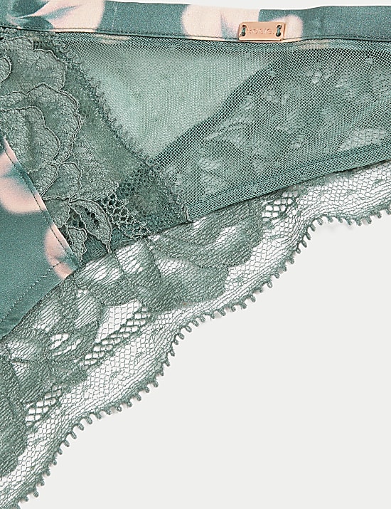 Kalina Silk & Lace Brazilian Knickers